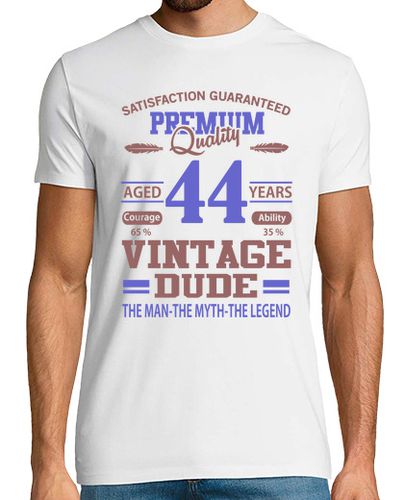 Camiseta calidad premium envejecido 44 años tipo - latostadora.com - Modalova