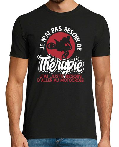 Camiseta regalo de terapia de motocross - latostadora.com - Modalova