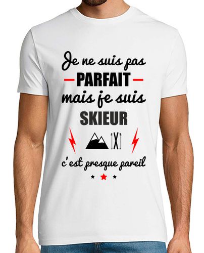 Camiseta no es perfecto, sino esquiador - latostadora.com - Modalova