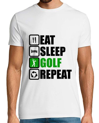 Camiseta comer dormir golf repetir laTostadora - latostadora.com - Modalova