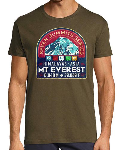 Camiseta Vintage Climber Badge MT EVEREST - latostadora.com - Modalova