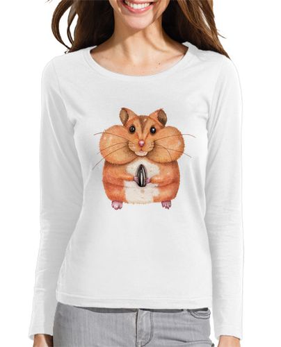 Camiseta mujer Sunflower Hamster - latostadora.com - Modalova