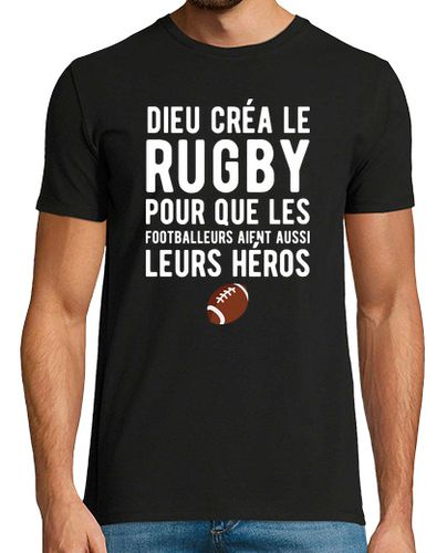 Camiseta Hombre Manga Corta dios creó el regalo de rugby laTostadora - latostadora.com - Modalova