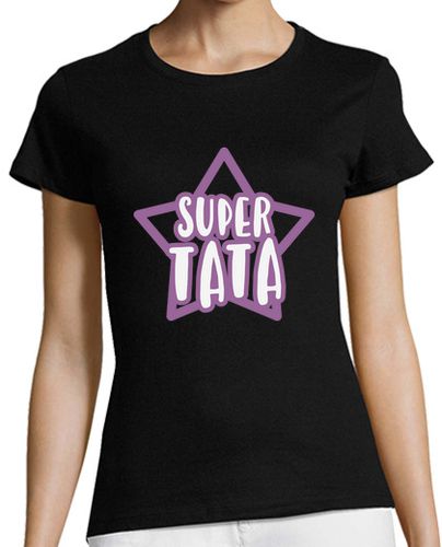 Camiseta Mujer Manga Corta súper regalo tata laTostadora - latostadora.com - Modalova