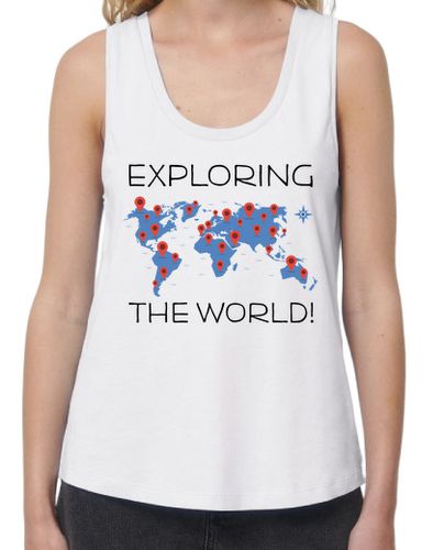Camiseta mujer Exploring the world - latostadora.com - Modalova