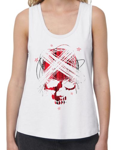 Camiseta mujer calavera estrellada 2 laTostadora - latostadora.com - Modalova