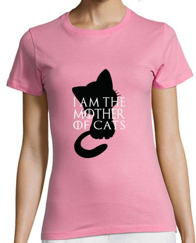 Camiseta mujer Mother of Cats (black) - latostadora.com - Modalova