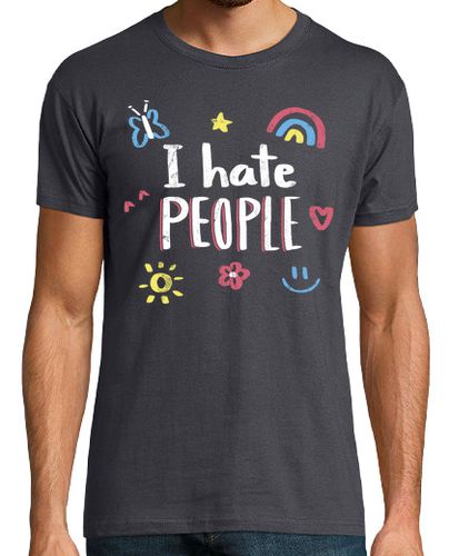 Camiseta Hombre Manga Corta I hate people laTostadora - latostadora.com - Modalova