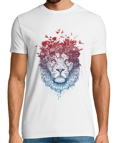 Camiseta Hombre Manga Corta león floral iii laTostadora - latostadora.com - Modalova