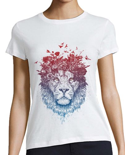 Camiseta mujer león floral iii - latostadora.com - Modalova