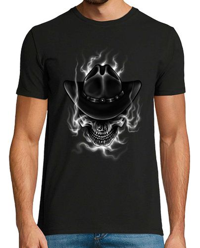 Camiseta Camiseta Calaveras Cowboy con Sombrero - latostadora.com - Modalova