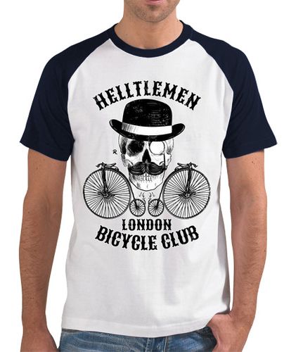 Camiseta Calavera y bicicleta vintage - latostadora.com - Modalova