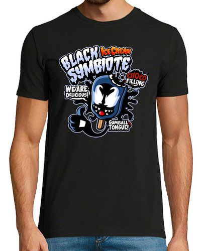 Camiseta Black Symbiote Ice Cream - latostadora.com - Modalova