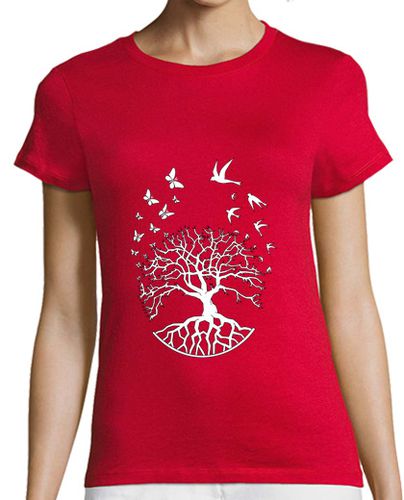 Camiseta mujer camiseta árbol vida mujer sabiduría armonía fs - latostadora.com - Modalova