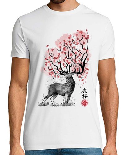 Camiseta Sakura Deer - latostadora.com - Modalova