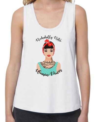 Camiseta Mujer Tirantes Loose Fit Rockabilly Pin up1 laTostadora - latostadora.com - Modalova