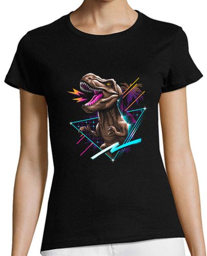 Camiseta Mujer Manga Corta rad t-rex camisa mujer laTostadora - latostadora.com - Modalova