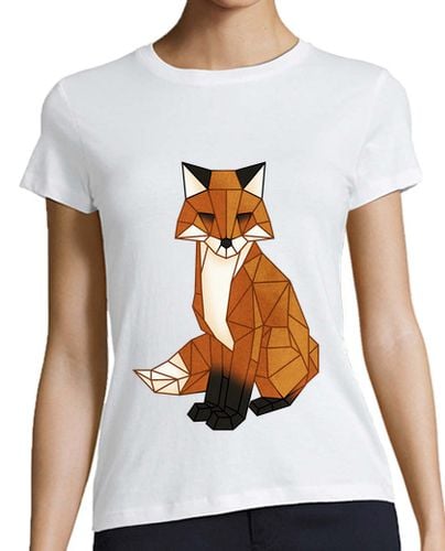 Camiseta Mujer Manga Corta Origami fox M2 laTostadora - latostadora.com - Modalova