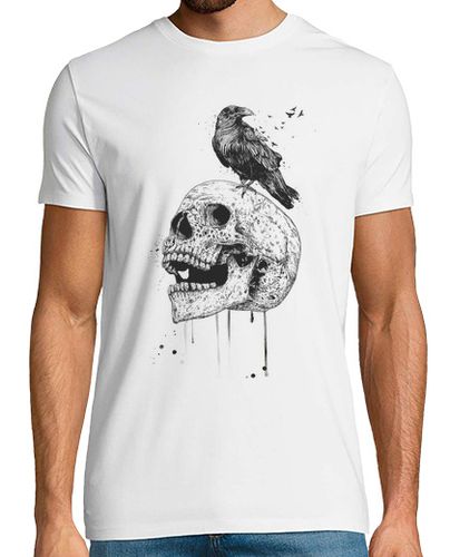 Camiseta cráneo nuevo (bw) - latostadora.com - Modalova