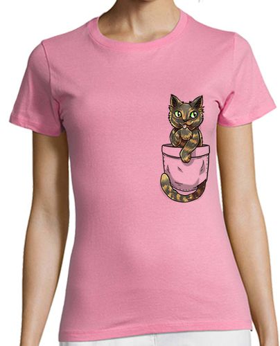 Camiseta Mujer Manga Corta bolsillo lindo concha de tortuga - camisa de mujer laTostadora - latostadora.com - Modalova