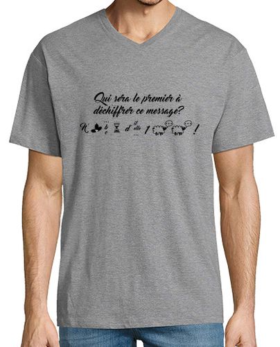 Camiseta Hombre Cuello Pico anuncia embarazo laTostadora - latostadora.com - Modalova