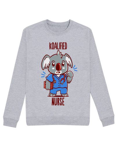 Sudadera Sin Capucha Unisex enfermera koalified - koala animal pun - sudadera para hombre laTostadora - latostadora.com - Modalova