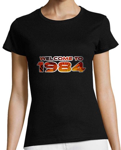 Camiseta mujer WELCOME TO 1984 (big data) - latostadora.com - Modalova