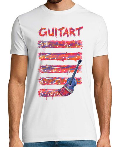 Camiseta Hombre Manga Corta guitart guitarra arte laTostadora - latostadora.com - Modalova