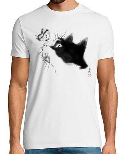 Camiseta Hombre Manga Corta Curious Cat laTostadora - latostadora.com - Modalova