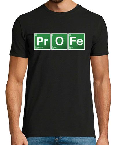 Camiseta PrOFe (Texto en Catalán) Tabla Periódica - latostadora.com - Modalova