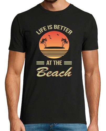 Camiseta Camiseta hombre Life Is Better At The Beach - latostadora.com - Modalova