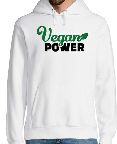 Sudadera Con Capucha Para Hombre poder vegano laTostadora - latostadora.com - Modalova