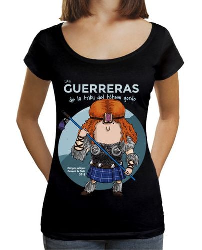 Camiseta Mujer Cuello Ancho Loose Fit Las guerreras de la tribu del totem gor laTostadora - latostadora.com - Modalova