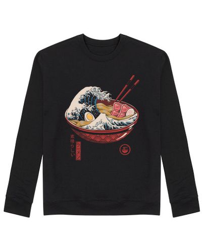 Sudadera Sin Capucha Unisex gran ola de ramen laTostadora - latostadora.com - Modalova