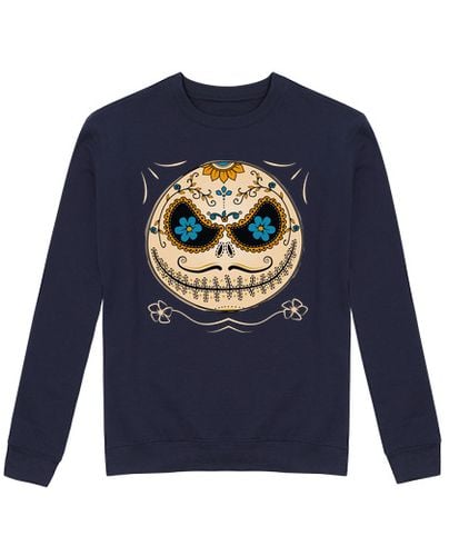 Sudadera Sin Capucha Unisex Jack Calavera laTostadora - latostadora.com - Modalova