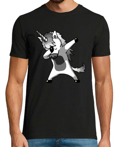Camiseta Unicornio Negro Kawaii - latostadora.com - Modalova