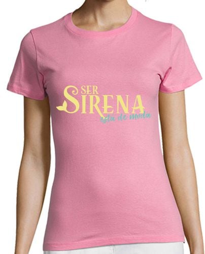 Camiseta Mujer Manga Corta Ser sirena está de moda laTostadora - latostadora.com - Modalova