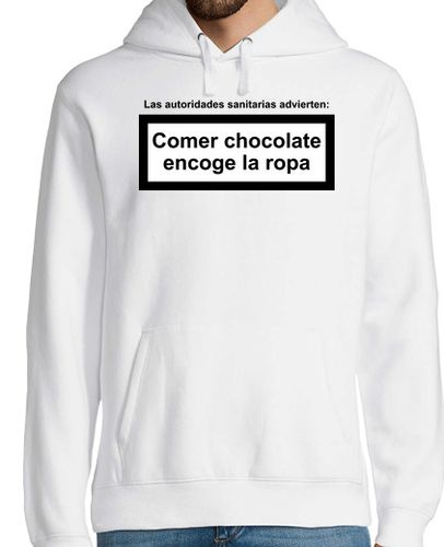 Sudadera Con Capucha Para Hombre Comer Chocolate Encoge La Ropa laTostadora - latostadora.com - Modalova