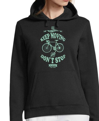 Sudadera Con Capucha Para Mujer Keep Moving And Don´t Stop laTostadora - latostadora.com - Modalova