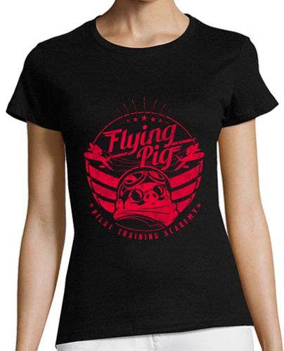 Camiseta mujer Flying Pig - latostadora.com - Modalova