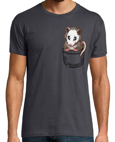 Camiseta Hombre Manga Corta zarigüeya linda del bolsillo - camisa para hombre laTostadora - latostadora.com - Modalova