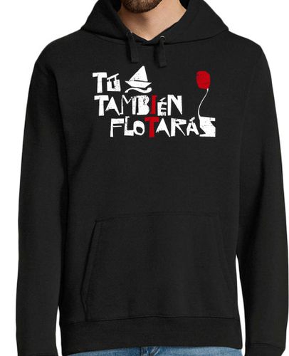 Sudadera Con Capucha Para Hombre IT Tu también flotarás laTostadora - latostadora.com - Modalova