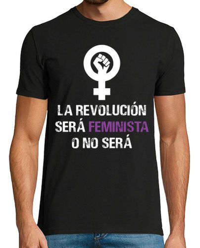 Camiseta Revolución Feminista (Fondo Oscuro) - latostadora.com - Modalova