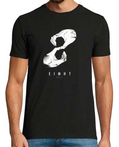 Camiseta EI8HT Hombre, manga corta, negra, calidad extra - latostadora.com - Modalova