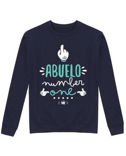 Sudadera Sin Capucha Unisex Abuelo number one laTostadora - latostadora.com - Modalova