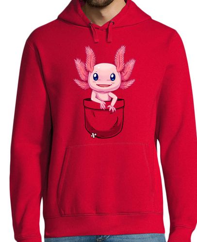 Sudadera Con Capucha Para Hombre bolsillo lindo axolotl salamandra laTostadora - latostadora.com - Modalova