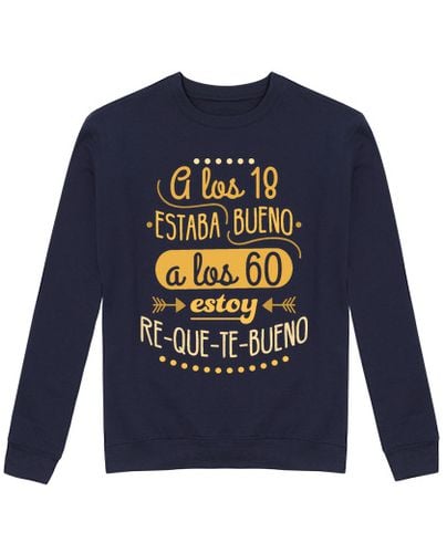 Sudadera Sin Capucha Unisex RE-QUE-TE-BUENO A LOS 60 laTostadora - latostadora.com - Modalova