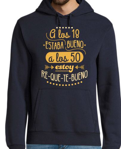 Sudadera Con Capucha Para Hombre RE-QUE-TE-BUENO A LOS 50 laTostadora - latostadora.com - Modalova