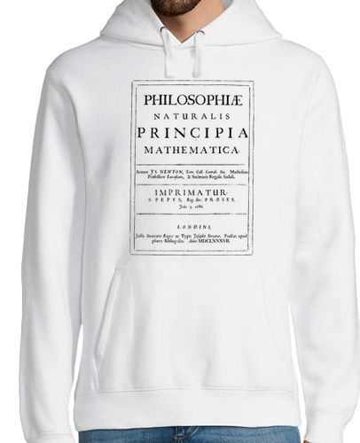 Sudadera Con Capucha Para Hombre Philosophiae naturalis principia mathem laTostadora - latostadora.com - Modalova