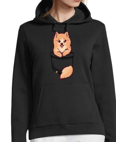 Sudadera Con Capucha Para Mujer bolsillo lindo pomerania laTostadora - latostadora.com - Modalova